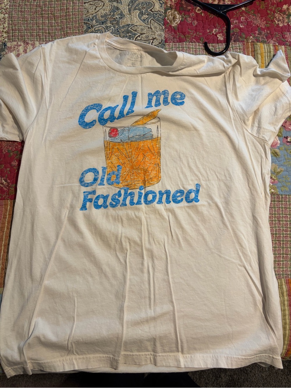 Call Me Old Fashioned Kids Graphic Tee - White